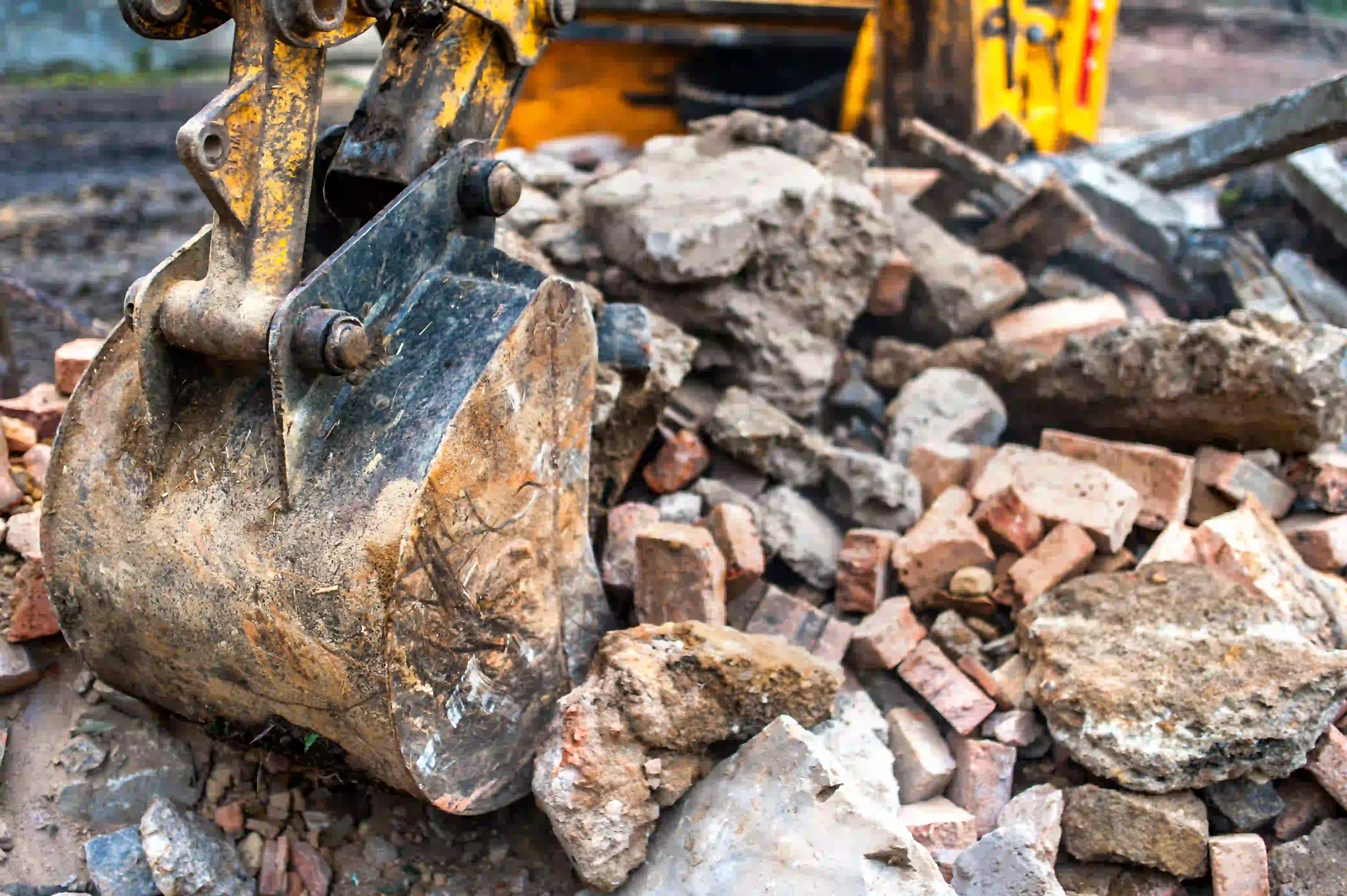 Close Up Of Excavator Bucket Loading Rocks Stones 2024 09 12 06 44 30 Utc