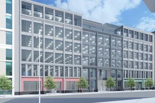 CGI image of a building in Dundee that will provide 51,600 square feet of Grade A office accommodation